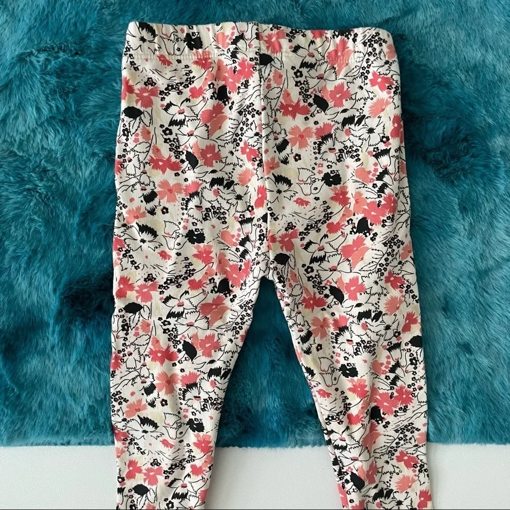 Baby Gap Toddler Girl Floral Print Pants Size 18-24 Months